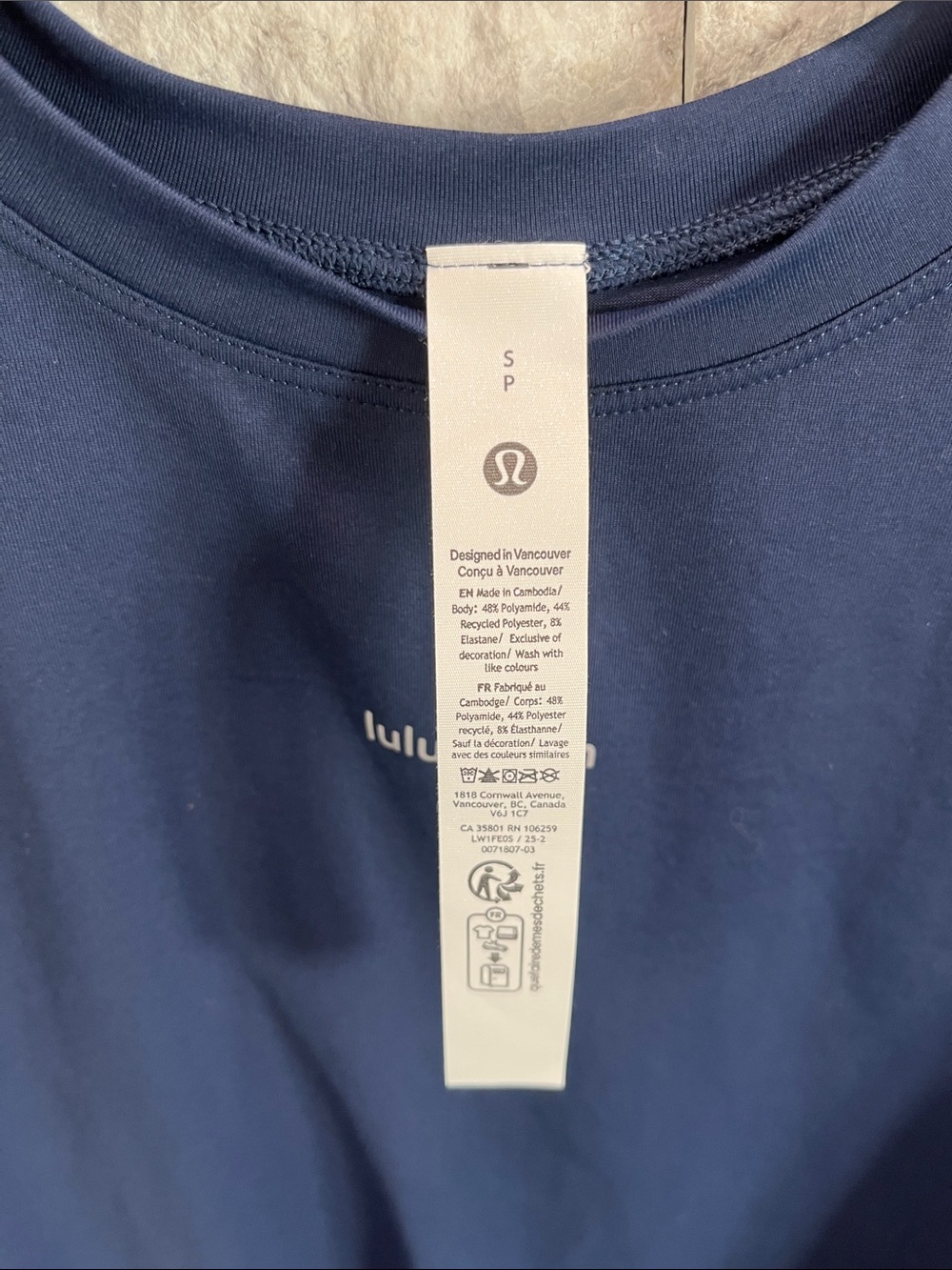 lululemon athletica space Crush Cross-Back Tank Top Sz-S - Picture 8 of 9